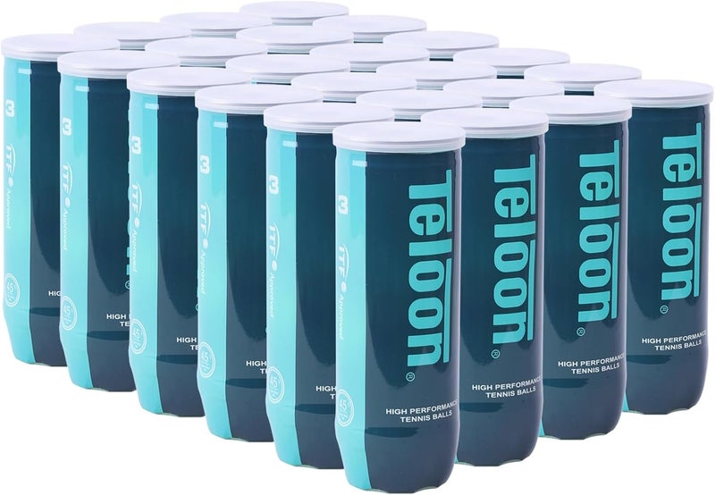 Teloon Championship Tennis Balls - Extra Duty - Regular Duty Felt Pressurized Tennis Balls - Image 1